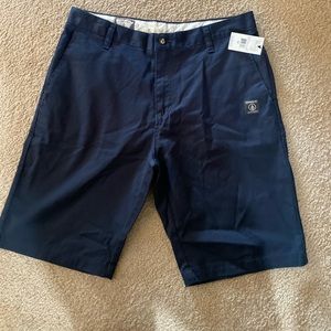 Brand new Mens Volcom shorts navy blue